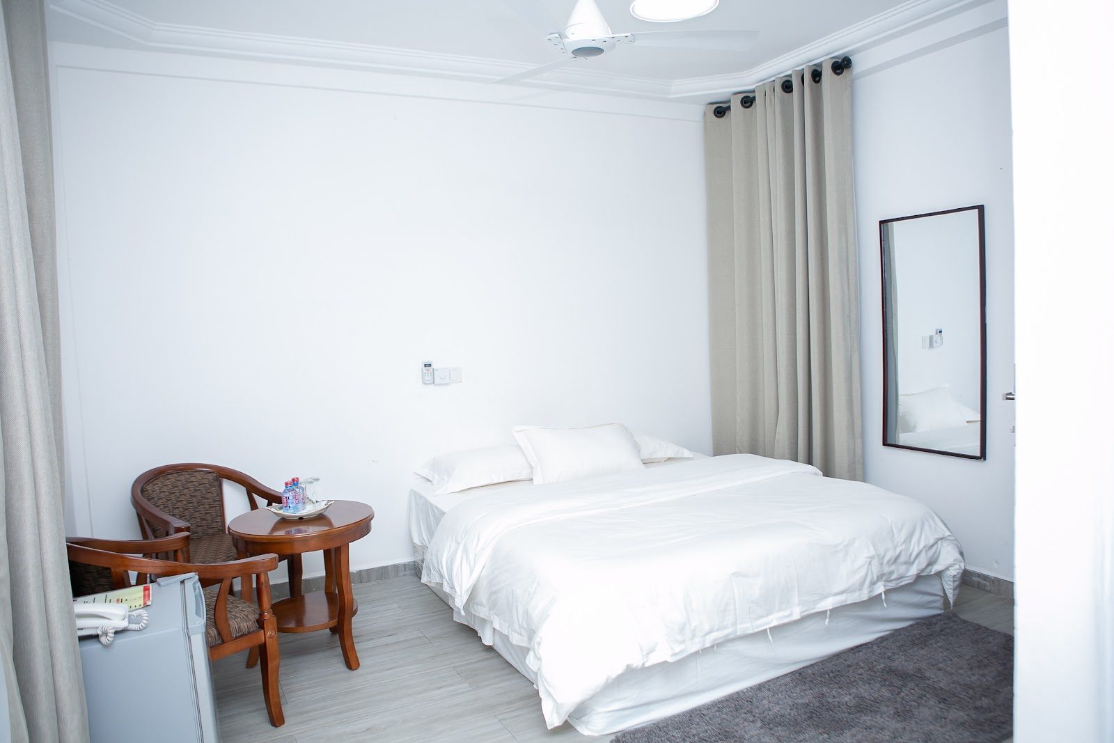 Bright double guest room